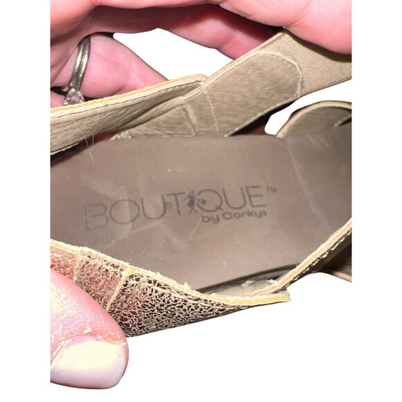 Corkys Womens Fig Casual Wedges Shoes SZ 8 Womens 2 Inch Heel Comfort Summer - Picture 4 of 9